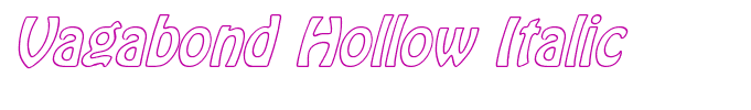 Vagabond Hollow Italic